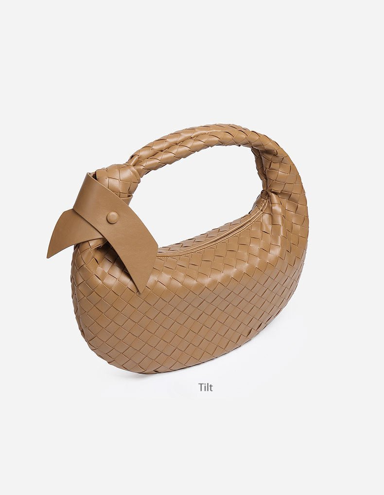 The Woven Leather Handbag