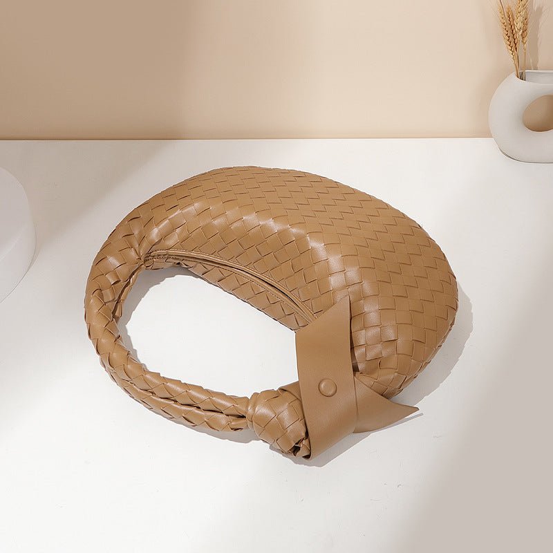 The Woven Leather Handbag