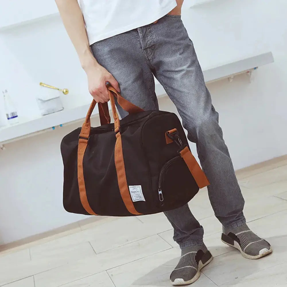 Women's Canvas Gym and Weekend Travel Duffel Bag